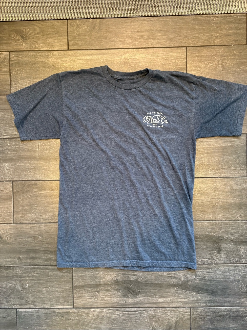 O'Neill Men's Heather Navy Short Sleeve Logo T‑Shirt